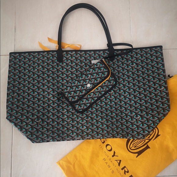Goyard Saint Louis GM Claire Black Green - Picture 2 of 9